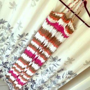 Halter tie maxi dress